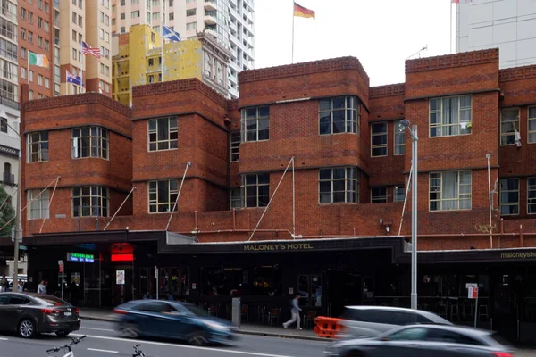 Sydney, NSW, Avustralya-3 Mayıs 2016: Tarihi ve modern mimarinin karışımı.