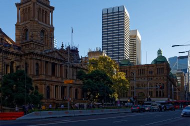 Sydney, NSW, Avustralya-3 Mayıs 2016: Tarihi Belediye Binası.