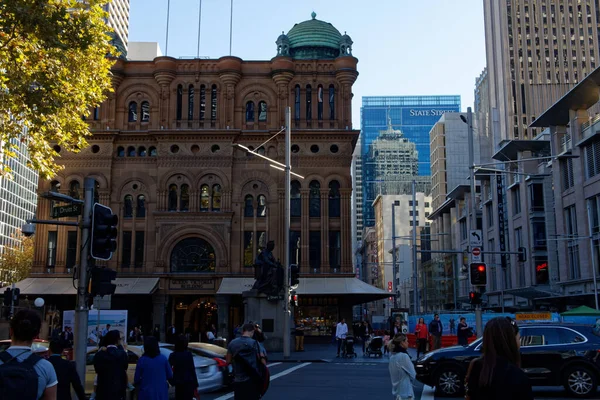 Sydney Nsw Australië Mei 2016 Queen Victoria Building Druitt Street — Stockfoto