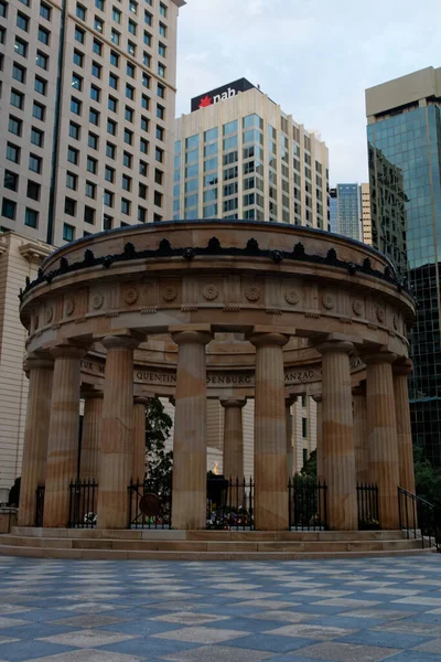 Brisbane Qsl Australia Abril 2016 Galerías Conmemorativas Plaza Anzac — Foto de Stock