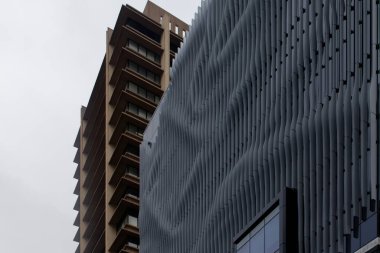 Brisbane, QLD, Avustralya - 1 Mayıs 2016: Brisbane 'deki sıvı cephesine örnek.