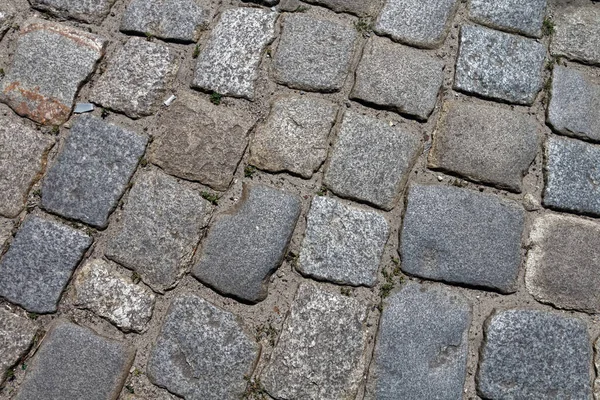 Eski kaldırımlı kaldırım taşı