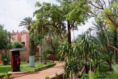 Marakeş, Fas - 14 Mayıs 2013: Eski Kentteki Siber Park