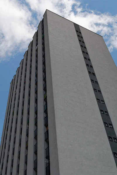 Varandas Janelas Torre Resitencial Centro Cidade — Fotografia de Stock