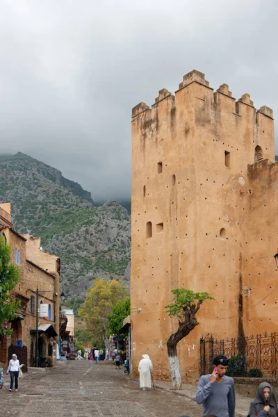 Chefchaouen Szent Városa Más Néven Chouen Chawen Xaouen Vagy Kék — Stock Fotó