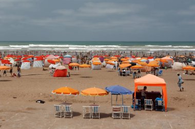 2013 yılında Fas 'ın en büyük şehir ve iş merkezi olan Casablanca' nın sahil bölgesi..