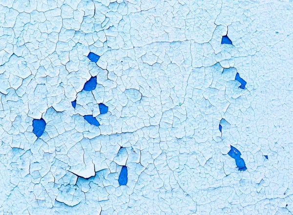 Тло Старої Пілінгової Синьої Пофарбованої Стіни Крупним Планом — стокове фото