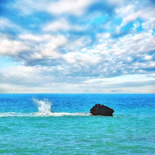 Знаменита Блакитна Смарагдова Морська Затока Біля Місця Народження Афродіти Кіпрі — стокове фото