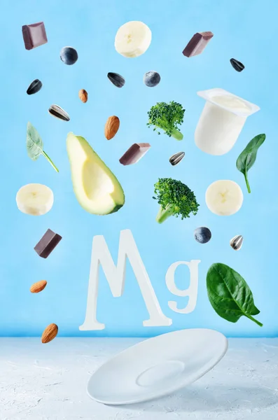 Flying foods rich in magnesium. Healthy eating