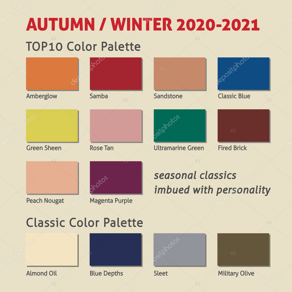 Color invierno 2020 hotsell