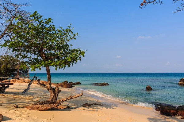 Bella Spiaggia Mun Nork Island Rayong Thailandia — Foto Stock