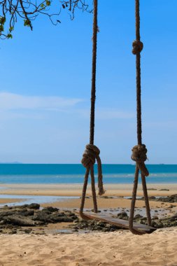 Ahşap Salıncak, Sai Kaew Beach, Tayland
