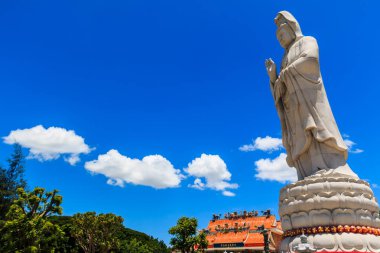 Guan Yin heykel ve Kuang-ım Şapel ili kanchanaburi, Tayland
