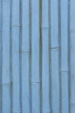 Çimento yapılan bambu çit arka plan