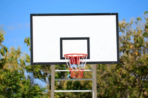 Basquete Aro Stand Parque Infantil Parque — Fotografia de Stock