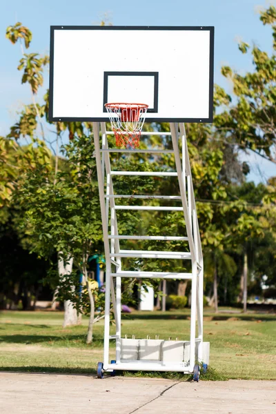 Basquete Aro Stand Parque Infantil Parque — Fotografia de Stock