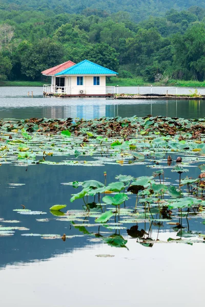 タイで湖畔のコテッジ — ストック写真