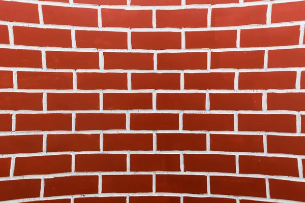 Mönster av röda cement vägg — Stockfoto