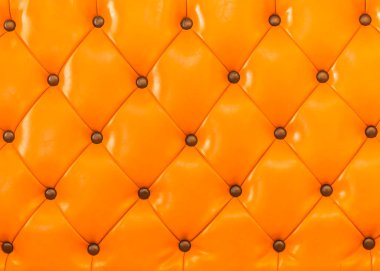 Turuncu kanepe deri arka plan 