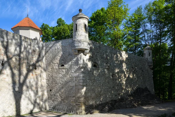 Бастіон Xvii Століття Фортифікаційні Споруди Королівського Замку Пєскова Скаа Село — стокове фото