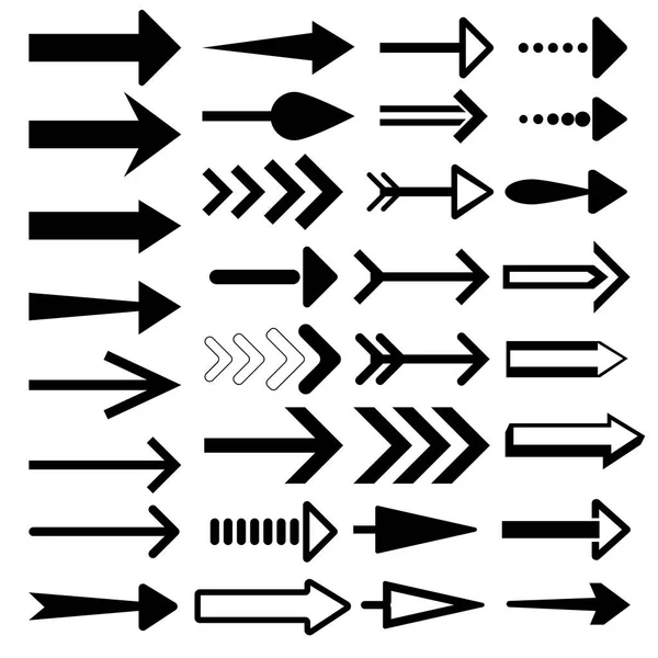 Coleção de setas. Gráfico moderno —  Vetores de Stock