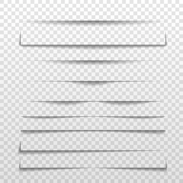 Separador de linha ou divisor de sombra — Vetor de Stock