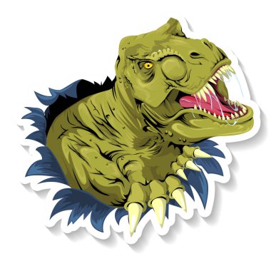 Tyrannosaurus T Rex Yırtıyor