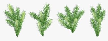 Noel ağacı gerçekçi dekor