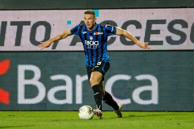 BERGAMO, İtalya - 8 Temmuz 2020: İtalyan Serie A Soccer Championship. Atalanta Sampdoria 'ya karşı 2-0, Robin Gosens, Atalanta 