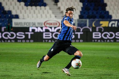 BERGAMO, İtalya - 8 Temmuz 2020: İtalyan Serie A Soccer Championship. Atalanta, Sampdoria 'ya karşı 2-0. Hans Hateboer, Atalanta. 