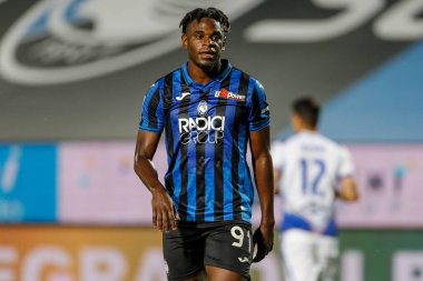 BERGAMO, İtalya - 8 Temmuz 2020: İtalyan Serie A Soccer Championship. Atalanta Sampdoria 'ya karşı 2-0, Duvan Zapata, Atalanta.