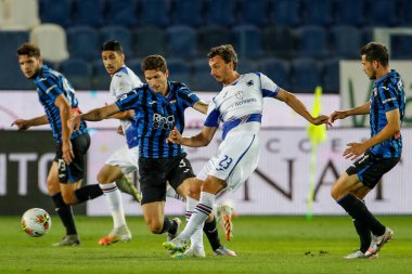BERGAMO, İtalya - 8 Temmuz 2020: İtalyan Serie A Soccer Championship. Atalanta - Sampdoria 2-0, Manolo Gabbiadini, Sampdoria. 