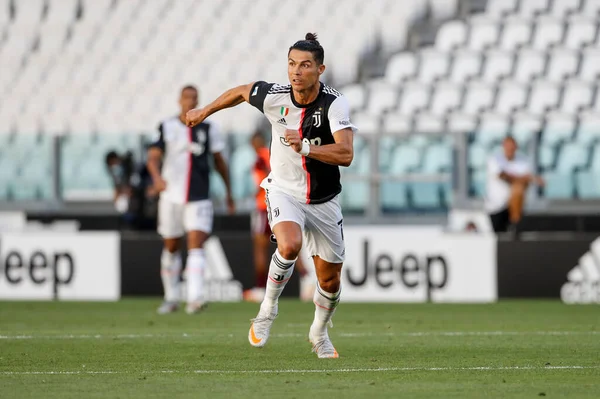 Turín Italia Julio 2020 Campeonato Italiano Fútbol Serie Juventus Torino —  Fotos de Stock