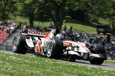 IMOLA, İtalya - 21. / 23RD Nisan 2006: F1 Dünya Şampiyonası. San Marino Grand Prix, Jenson Button, İngiltere, Honda