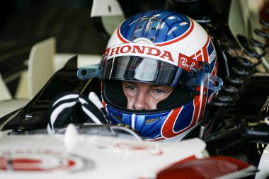 IMOLA, İtalya - 21. / 23RD Nisan 2006: F1 Dünya Şampiyonası. San Marino Grand Prix, Jenson Button, İngiltere, Honda