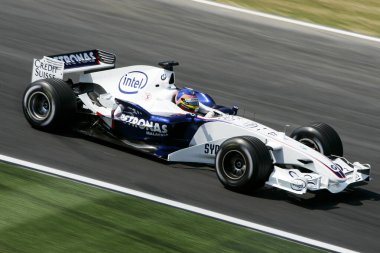 IMOLA, ITALY - 21ST/23RD APRIL 2006: F1 World Championship. Grand Prix of San Marino, Jaques Villeneuve, Canada, BMW clipart