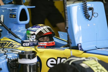 IMOLA, İtalya - 21. / 23RD Nisan 2006: F1 Dünya Şampiyonası. San Marino Grand Prix, Giancarlo Fisichella, İtalya, Renault
