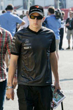 IMOLA, İtalya - 21. / 23RD Nisan 2006: F1 Dünya Şampiyonası. San Marino Grand Prix, Kimi Raikkonen, Finlandiya, Mclaren