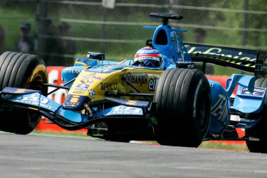 IMOLA, İtalya - 21. / 23RD Nisan 2006: F1 Dünya Şampiyonası. San Marino Grand Prix, Giancarlo Fisichella, İtalya, Renault