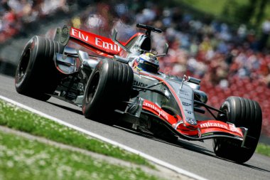 IMOLA, İtalya - 21. / 23RD Nisan 2006: F1 Dünya Şampiyonası. San Marino Grand Prix 'si, Juan Pablo Montoya, Kolombiya, Mclaren