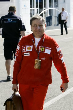 IMOLA, İtalya - 21. / 23RD Nisan 2006: F1 Dünya Şampiyonası. San Marino Grand Prix 'si, Jean Todt, Takım Müdürü Ferrari