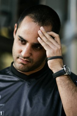 IMOLA, İtalya - 21. / 23RD Nisan 2006: F1 Dünya Şampiyonası. San Marino Grand Prix 'si, Juan Pablo Montoya, Kolombiya, Mclaren