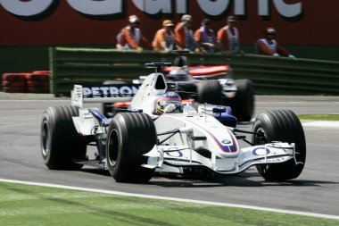 IMOLA, İtalya - 21. / 23RD Nisan 2006: F1 Dünya Şampiyonası. San Marino Grand Prix, Jaques Villenneuve, Kanada, BMW
