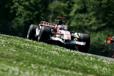 IMOLA, İtalya - 21. / 23RD Nisan 2006: F1 Dünya Şampiyonası. San Marino Grand Prix 'si, Rubens Barrichello, Brezilya, Honda