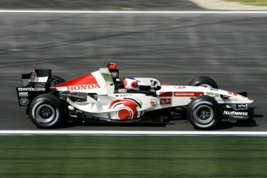 IMOLA, İtalya - 21. / 23RD Nisan 2006: F1 Dünya Şampiyonası. San Marino Grand Prix 'si, Rubens Barrichello, Brezilya, Honda
