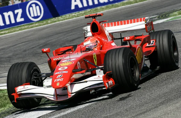 IMOLA, İtalya - 21. / 23RD Nisan 2006: F1 Dünya Şampiyonası. San Marino Grand Prix 'si, Michael Schumacher, Almanya, Ferrari