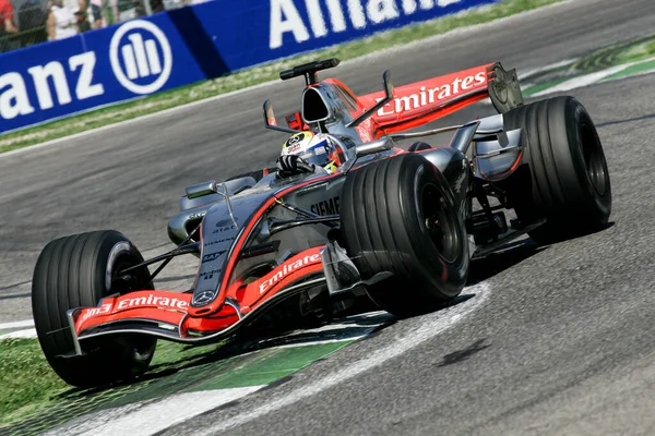 stock image IMOLA, ITALY - 21ST/23RD APRIL 2006: F1 World Championship. Grand Prix of San Marino, Juan Pablo Montoya, Colombia, Mclaren