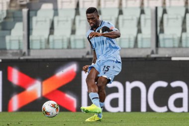 Turin, İtalya - 20 Temmuz 2020 İtalyan Serie A Futbol Şampiyonası. Juventus Lazio 'ya karşı 2-1, Bartolomeu Quissanga, Lazio