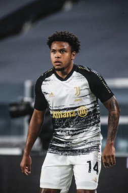Weston Mckennie, Juventus, ısınma sırasında..