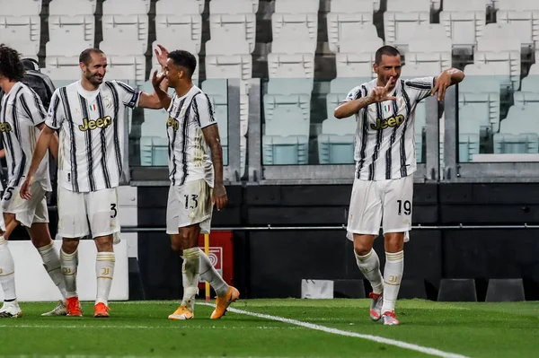 Leonardo Bonucci Juventus Celebrating Goal — Stock Photo, Image